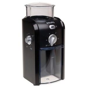  designed finely tunable burr coffee grinder from krups is built on the