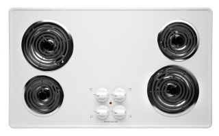  36 36 inch White Electric Coil Stovetop Cooktop FFEC3605LW