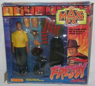  Nightmare on Elm Street FREDDY Figure Matchbox Maxx Fx Doll 1989 MIB