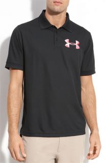 Under Armour Power in Pink Exploded Logo Polo