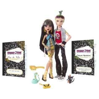 Monster High Cleo De Nile and Deuce Gorgon Doll Gift Set NRFB