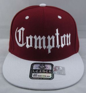 COMPTON Snapback Hat Cap EazyE Dre Cube NWA LA RAIDERS Hats Caps