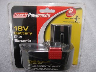 New Coleman 18V Battery for Coleman Powermate PMD8131