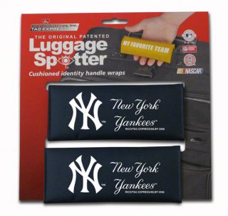 new york yankees luggage spotters handle wrap pack of 2