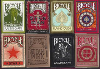 Updated Unique Bicycle Playing Cards Collection 59 Decks