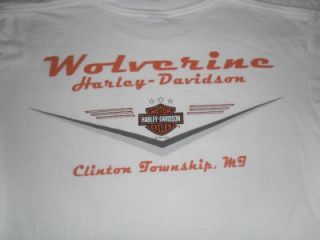  Harley Davidson T Shirt 100th Anniversary Clinton Township MI