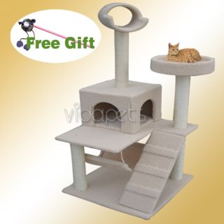 60 Beige Cat Tree House 862 Condo Scratcher Furniture