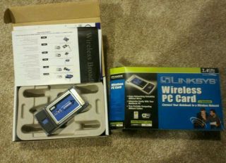 Linksys Wireless B PC Card 2 4 GHz 11 Mbps Router