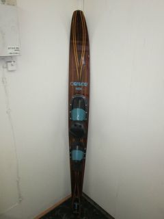 Vintage Connelly Hook Slalom Water Ski 67 Mahogany Original Bindings