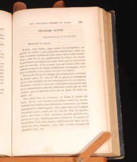 1851 2vol Lettres Et Opuscules Joseph de Maistre Essays