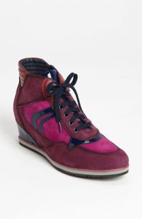 Geox D Illusion High Top Wedge Sneaker