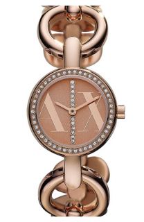 AX Armani Exchange Crystal Bezel Bracelet Watch
