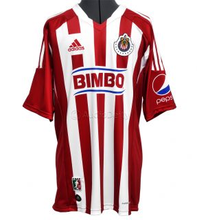 New $80 Adidas CD Chivas Guadalajara Mens Soccer Jersey, Red