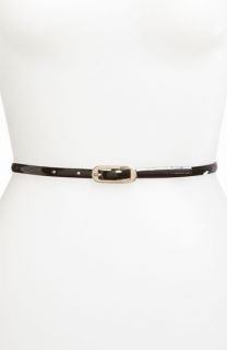 St. John Collection Skinny Patent Leather Belt