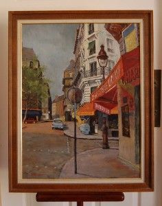 1962 Orig Raleigh Wilkerson Oil Painting Vincent Price Collection