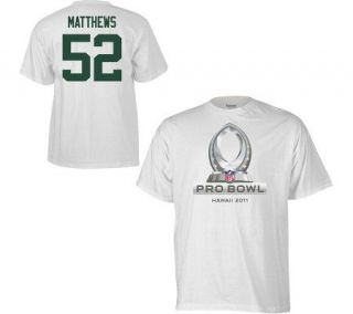 NFL Packers Clay Matthews 2011 Pro Bowl Name &Number T Shirt