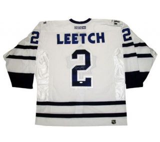 Brian Leetch White Toronto Maple Leafs Jersey —