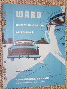 Vintage Ward Communication Antenna Radio Sales Brochure