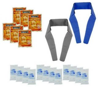   by Delta Gear Neck Wraps with 12 Cool Packs & 12 Hot Packs —