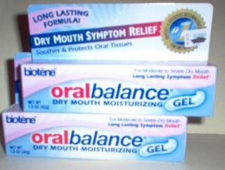 Four Biotene Oral Balance Dry Mouth Moisturizing Gel 1 5 oz Each
