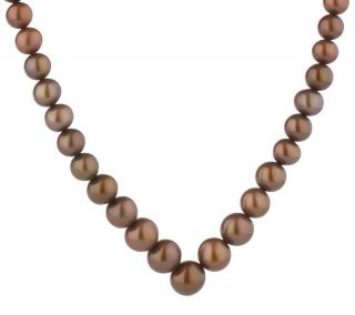 Honora Cultured FreshwaterPearl Sterling 18 V Necklace —