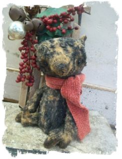 Antique Style ★ Holiday Winter BEAR vintage SLED SET_ NEW COLOR