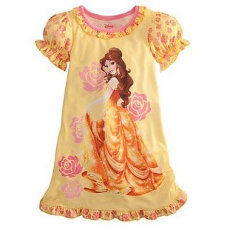  Princess Belle NightGown Size 4 Beauty the Beast Toddler