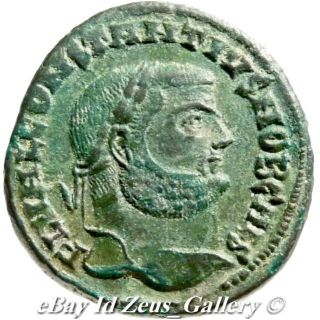 CONSTANTIUS I LARGE Roman Coin Follis Father CONTSTANTINE the GREAT