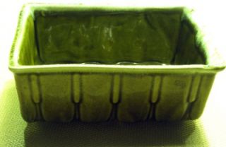 Cookson Pottery Green Rectangle Planter