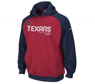 NFL Texans Mens Sideline Performance Hooded Sweatshirt —