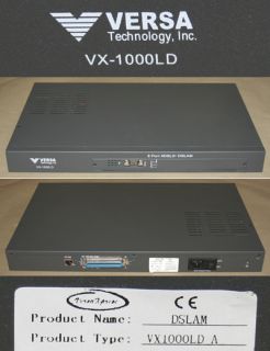 Versa Technology VX1000LD VX 1000LD 8 ADSL2 Mini Dslam