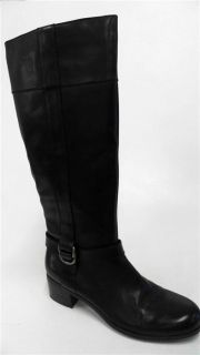 Bandolino Codi Womens Mid Calf Boots Sz 10 M Black Leather 2 Heel