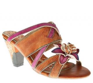 Spring Step Style Nadia Leather Slide Sandals —