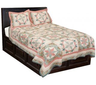 Country Livng Ella 100Cotton King Quilt and Shams Set —