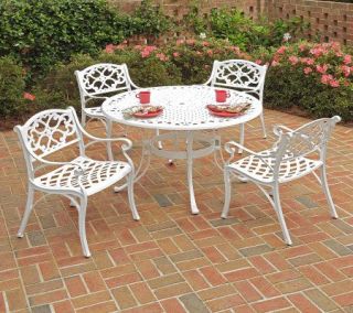 Home Styles Biscayne 5 Piece Outdoor Set w/ ArmChairs —