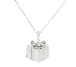 AffinityDiamond Gift Pendant with 18 Chain, Sterling —