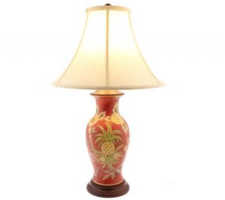 WilliamsburgHom 27 Handpainted Pineapple Table Lamp —