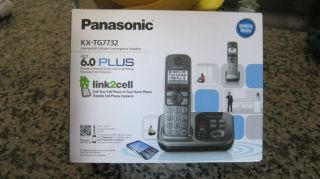 panasonic cordless phone with 2 headsets and answering machine