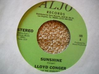 Lloyd Conger Sunshine Country Aljo Los Angeles lb 45