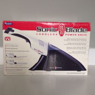 Sonic Blade Cordless Power Knife As Seen On TV Rechargeable Emson Pro