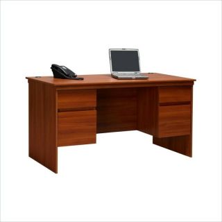 Ameriwood Industries Wood Computer Desk in Cherry [150114]