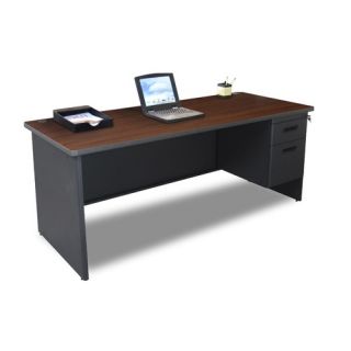  Office Furniture Pronto 72 Single Pedestal Computer Desk