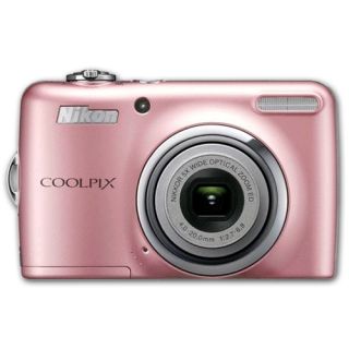 Nikon Coolpix L23 Pink 10 1MP 5X Zoom Digital Camera New