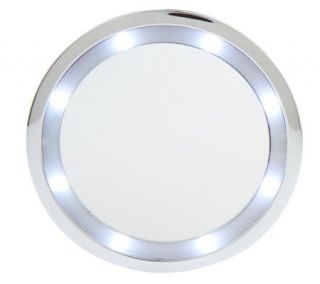 Floxite 10x Lighted Magnifying Suction Cup Mirror —