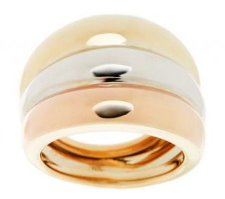 EternaGold Bold Tri color Triple Band Ring, 14K Gold   J271437