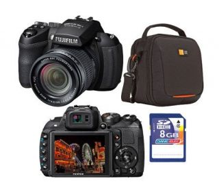 Fujifilm HS25EXR 30X Zoom Digital Camera Bundle —