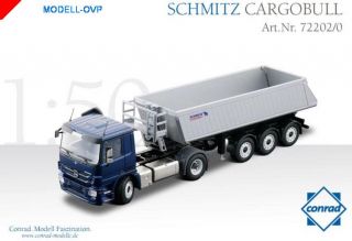   Cargobull Sattelkipper mit Mercedes Benz 2 achs Conrad con 72202 0