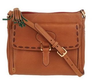 Dooney & Bourke Florentine Leather Flap Pocket Crossbody Bag