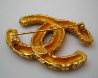 100 % auth chanel vintage cc brooch pin http www auctiva com stores
