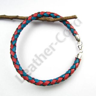Leather Cord Bolo Anklet 5 0mm Custom Color Size